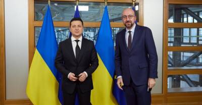 Зеленский встретился с Мишелем и обсудил европейские перспективы Украины