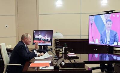 Гуаньча (Китай): видеовстреча глав государств Китая и России. Си Цзиньпин: китайско-российские отношения выдержали многие испытания