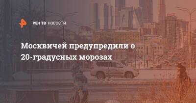 Татьяна Позднякова - Москвичей предупредили о 20-градусных морозах - ren.tv - Москва - Москва
