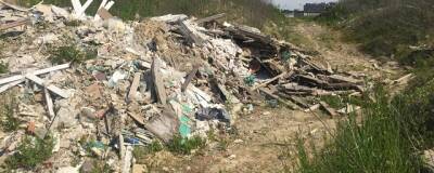 Кучи строительного мусора вынудили жителей дома №15А по улице Заводской обратиться в прокуратуру Петербурга
