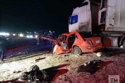 На трассе М7 в Татарстане в ДТП погибли четыре человека