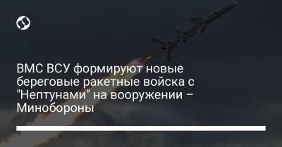 ВМС ВСУ формируют новые береговые ракетные войска с "Нептунами" на вооружении – Минобороны