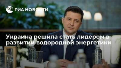 Президент Зеленский заявил о готовности Украины стать лидером в водородной энергетике