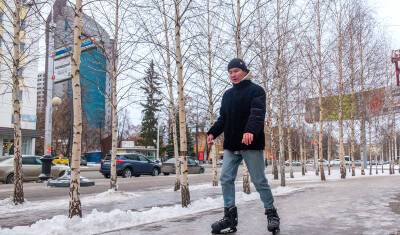 Как Уфа превратилась в один сплошной каток: катаемся на коньках по городским улицам