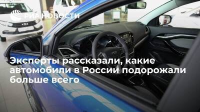 Эксперты "Банкавто" рассказали, какие автомобили в России подорожали больше всего