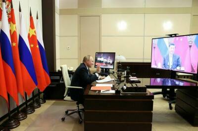 В китайском МИД рассказали об атмосфере на переговорах Путина и Си Цзиньпина
