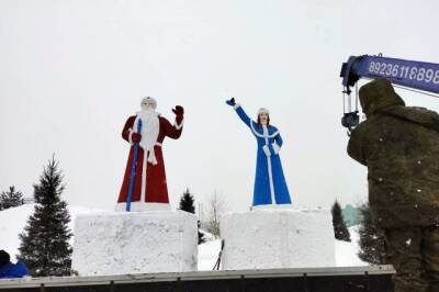 Первый районный снежный городок в Кемерове откроется в Лесной Поляне
