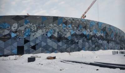 На стройплощадке новой ледовой арены завершены основные монолитные работы