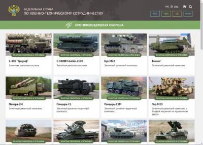 Россия представила полный каталог своей оборонной продукции экспортного назначения