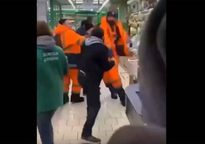 Полиция изучит видео драки в супермаркете «Пятерочка» в Рыбном