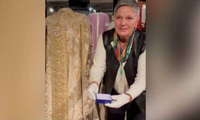 «Сладенькая!» Реставратор Эрмитажа нашла конфету в платье сестры Николая II