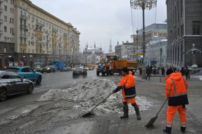 В пятницу в Москве ожидаются небольшие осадки и до одного градуса тепла