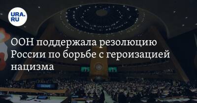 ООН поддержала резолюцию России по борьбе с героизацией нацизма. Против только США и Украина