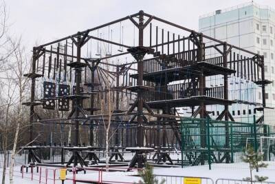 Веревочный парк в Нижневартовске откроется весной