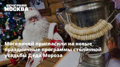 Москвичей пригласили на новые праздничные программы столичной усадьбы Деда Мороза