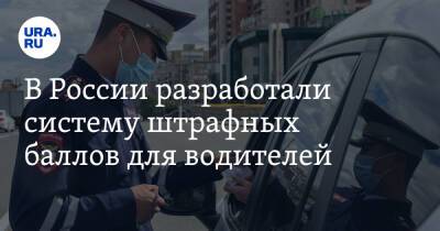 В России разработали систему штрафных баллов для водителей