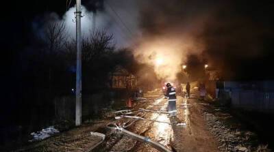 В Витебске при пожаре дома погиб мужчина