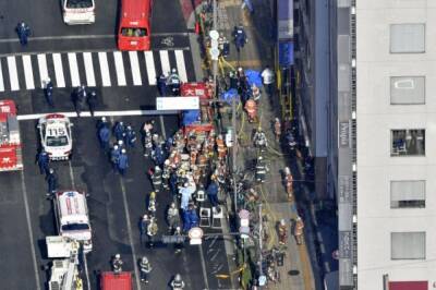 Число погибших при пожаре в Осаке выросло до 19