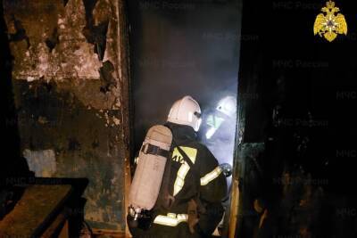 Подробности ночного пожара в Сафонове