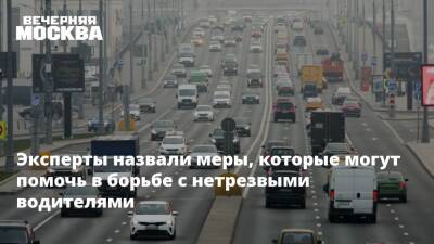 Эксперты назвали меры, которые могут помочь в борьбе с нетрезвыми водителями