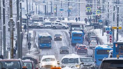 Пробки в Москве вновь достигли девяти баллов