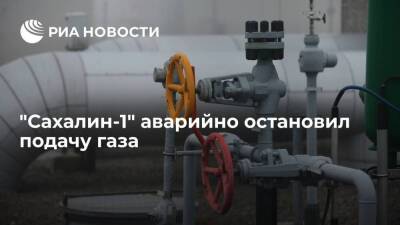 "Сахалин-1" аварийно остановил подачу газа, последствий для населения нет