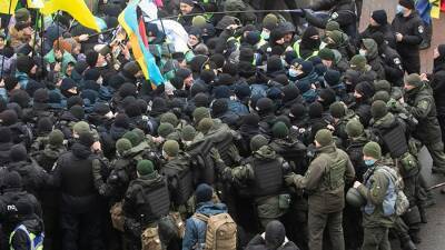 На митинге предпринимателей в Киеве пострадал один человек