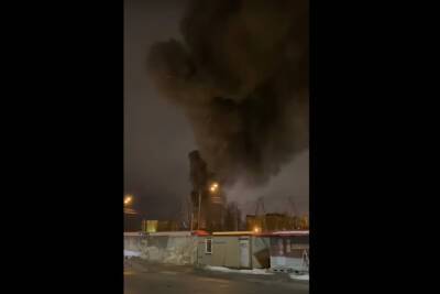 Пожар на «Северной верфи» в Петербурге локализовали