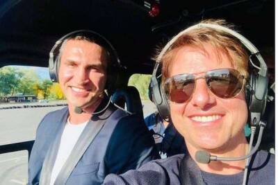 Кличко и Том Круз вместе слетали на вертолете
