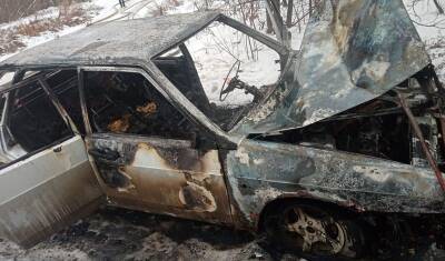 Уфимец спас мужчину из горящего автомобиля