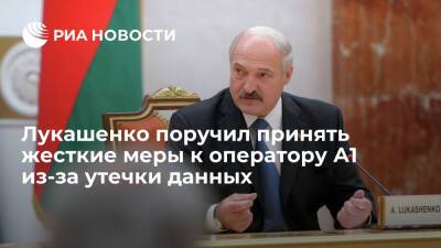 Лукашенко поручил принять меры к причастным к сливу данных в Telegram-каналы
