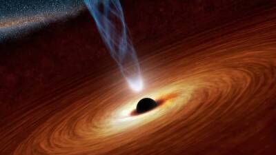 Космический штопор: Черная дыра выбросила необычный галактический джет и мира
