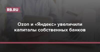 Антон Лопатин - Ozon и «Яндекс» увеличили капиталы собственных банков - rb.ru - Россия