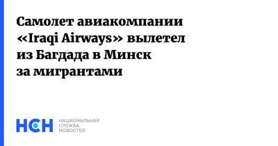 Самолет авиакомпании «Iraqi Airways» вылетел из Багдада в Минск за мигрантами