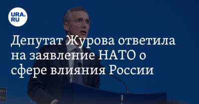 Депутат Журова ответила на заявление НАТО о сфере влияния России