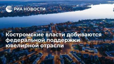 Власти Костромской области добиваются федеральной поддержки ювелирной отрасли