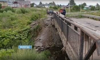 Сроки ремонта моста через реку Шограш в Вологде перенесли