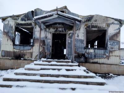 На месте сгоревшей школы в Губинском районе построят новую (ФОТО/ВИДЕО)