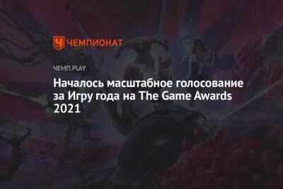 Голосование за Игру года на The Game Awards 2021