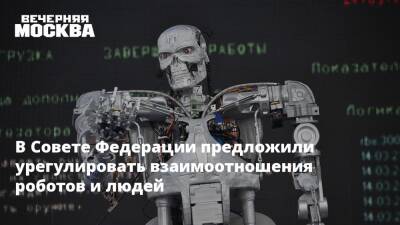 В Совете Федерации предложили урегулировать взаимоотношения роботов и людей