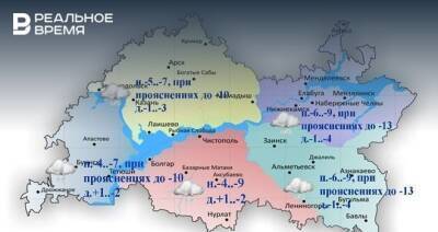 В Татарстане сегодня снег, метель и до -4 градусов