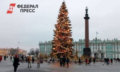 Главную елку на Дворцовой площади Петербурга зажгут 20 декабря