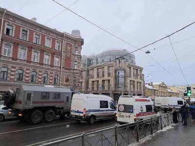 В Петербурге BMW врезался в полицейский автомобиль. По факту ДТП началась проверка
