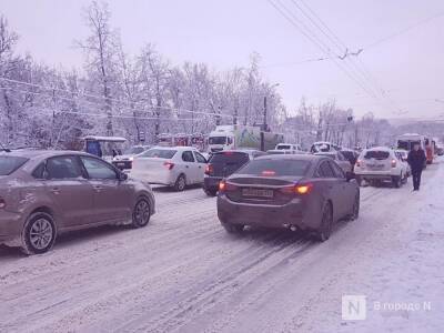 8-балльные пробки сковали Нижний Новгород утром 20 декабря