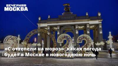«С оттепели на мороз»: какая погода будет в Москве в новогоднюю ночь