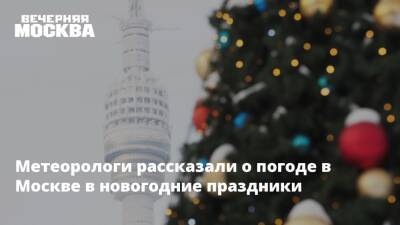 Метеорологи рассказали о погоде в Москве в новогодние праздники