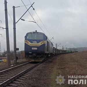 В Шевченковском районе Запорожья грузовой поезд насмерть сбил женщину. Фото
