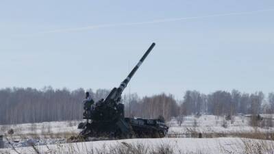 Артиллеристы ЦВО провели учения в Кемеровской области