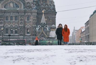Более семи сантиметров снега выпало в Петербурге за ночь