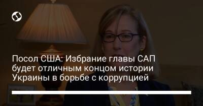 Посол США: Избрание главы САП будет отличным концом истории Украины в борьбе с коррупцией